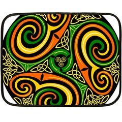 Celtic Celts Circle Color Colors Fleece Blanket (mini) by Sudhe