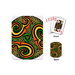 Celtic Celts Circle Color Colors Playing Cards (mini) by Sudhe