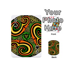 Celtic Celts Circle Color Colors Playing Cards 54 (mini) by Sudhe