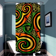 Celtic Celts Circle Color Colors Shower Curtain 36  X 72  (stall)  by Sudhe