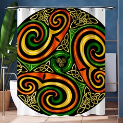 Celtic Celts Circle Color Colors Shower Curtain 60  X 72  (medium)  by Sudhe