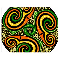 Celtic Celts Circle Color Colors Double Sided Flano Blanket (medium)  by Sudhe