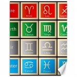 Set Of The Twelve Signs Of The Zodiac Astrology Birth Symbols Canvas 18  x 24  17.8 x23.08  Canvas - 1