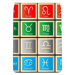 Set Of The Twelve Signs Of The Zodiac Astrology Birth Symbols Removable Flap Cover (l) by Sudhe