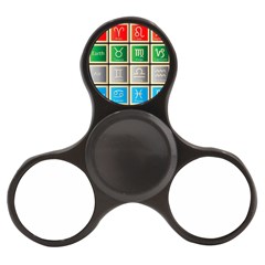 Set Of The Twelve Signs Of The Zodiac Astrology Birth Symbols Finger Spinner by Sudhe