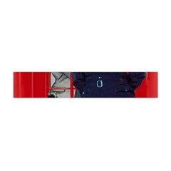 Red London Phone Boxes Flano Scarf (mini) by Sudhe