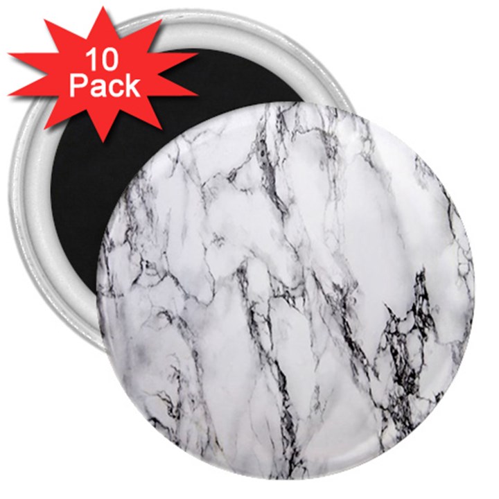 Marble Granite Pattern And Texture 3  Magnets (10 pack) 