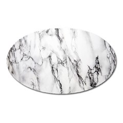 Marble Granite Pattern And Texture Oval Magnet by Sudhe