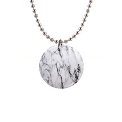 Marble Granite Pattern And Texture 1  Button Necklace by Sudhe