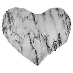 Marble Granite Pattern And Texture Large 19  Premium Flano Heart Shape Cushions by Sudhe