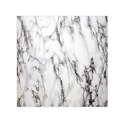 Marble Granite Pattern And Texture Small Satin Scarf (square) by Sudhe