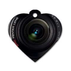 Vintage Camera Digital Dog Tag Heart (one Side) by Sudhe