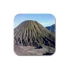 Mount Batok Bromo Indonesia Rubber Square Coaster (4 Pack)  by Sudhe