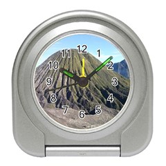 Mount Batok Bromo Indonesia Travel Alarm Clock by Sudhe