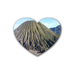 Mount Batok Bromo Indonesia Heart Coaster (4 Pack)  by Sudhe