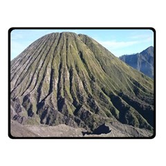 Mount Batok Bromo Indonesia Double Sided Fleece Blanket (small)  by Sudhe