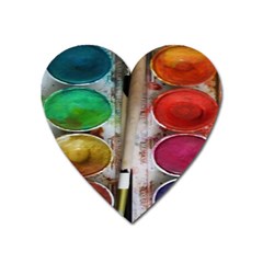 Paint Box Heart Magnet by Sudhe