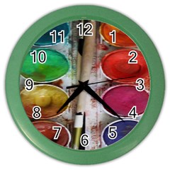 Paint Box Color Wall Clock by Sudhe