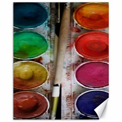 Paint Box Canvas 11  X 14  by Sudhe