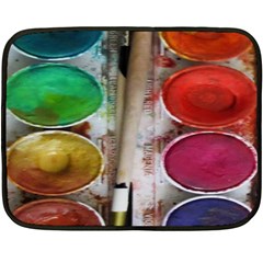 Paint Box Fleece Blanket (mini) by Sudhe