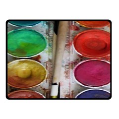 Paint Box Fleece Blanket (small) by Sudhe