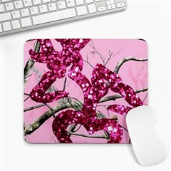 Love Browning Deer Glitter Large Mousepads by Sudhe