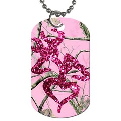 Love Browning Deer Glitter Dog Tag (one Side) by Sudhe