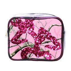 Love Browning Deer Glitter Mini Toiletries Bag (one Side)