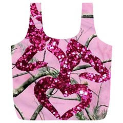 Love Browning Deer Glitter Full Print Recycle Bag (xl) by Sudhe