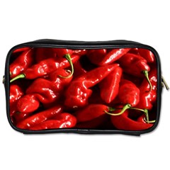 Red Chili Toiletries Bag (one Side) by Sudhe