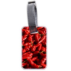 Red Chili Luggage Tags (two Sides) by Sudhe