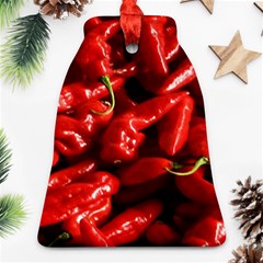 Red Chili Bell Ornament (two Sides) by Sudhe