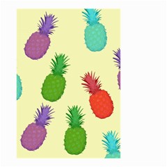 Colorful Pineapples Wallpaper Background Small Garden Flag (two Sides) by Sudhe