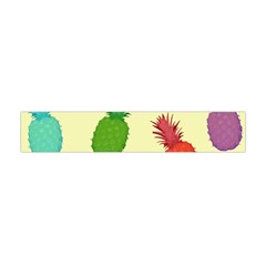 Colorful Pineapples Wallpaper Background Flano Scarf (mini) by Sudhe