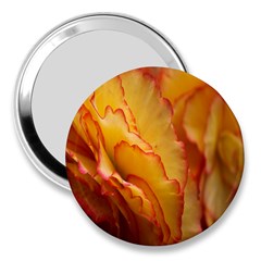 Flowers Leaves Leaf Floral Summer 3  Handbag Mirrors by Sudhe