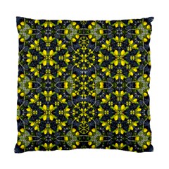 Fresh Clean Spring Flowers In Floral Wreaths Standard Cushion Case (one Side) by pepitasart