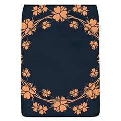 Floral Vintage Royal Frame Pattern Removable Flap Cover (s) by Sudhe