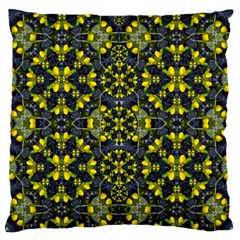 Fresh Clean Spring Flowers In Floral Wreaths Standard Flano Cushion Case (one Side) by pepitasart