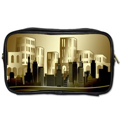 Architecture City House Toiletries Bag (one Side) by Sudhe