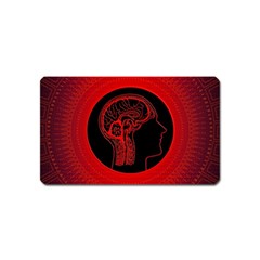 Artificial Intelligence Brain Think Magnet (name Card) by Sudhe