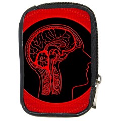 Artificial Intelligence Brain Think Compact Camera Leather Case by Sudhe