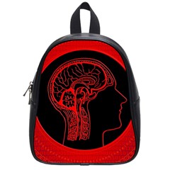 Artificial Intelligence Brain Think School Bag (small) by Sudhe