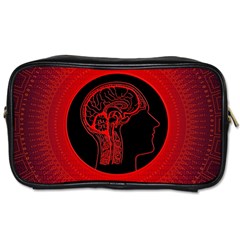 Artificial Intelligence Brain Think Toiletries Bag (two Sides) by Sudhe