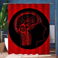 Artificial Intelligence Brain Think Shower Curtain 60  X 72  (medium)  by Sudhe