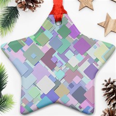 Colorful Background Multicolored Star Ornament (two Sides) by Sudhe