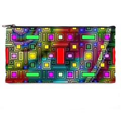 Art Rectangles Abstract Modern Art Pencil Cases by Sudhe