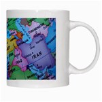 Globe World Map Maps Europe White Mugs Right