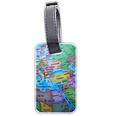 Globe World Map Maps Europe Luggage Tags (two Sides) by Sudhe