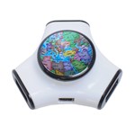 Globe World Map Maps Europe 3-Port USB Hub Front