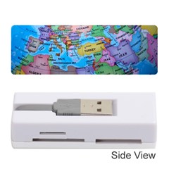 Globe World Map Maps Europe Memory Card Reader (stick) by Sudhe